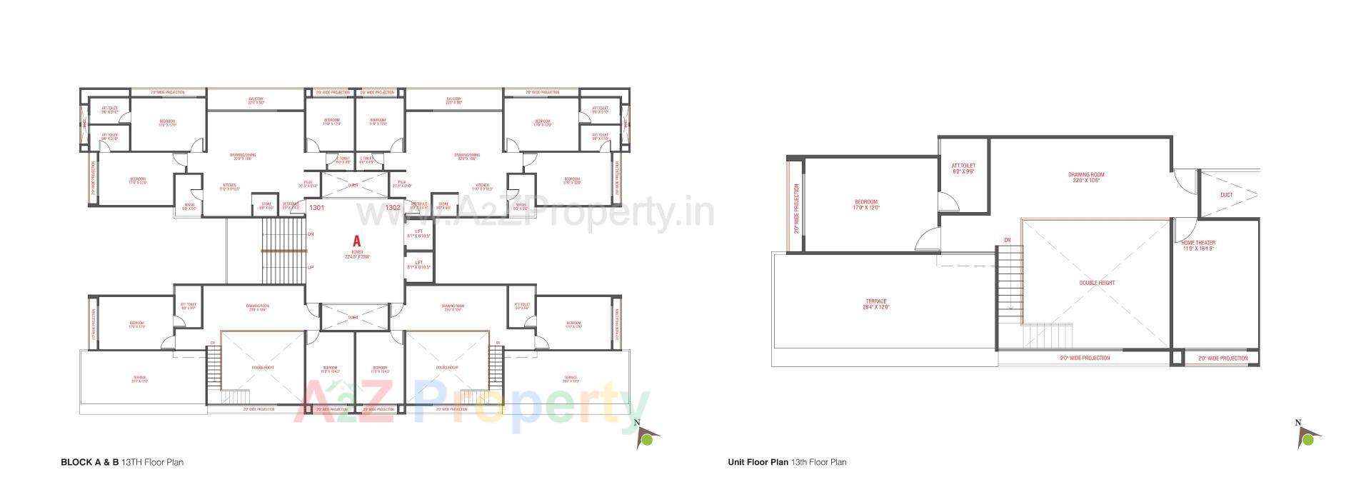 Layout of real estate project Satvan Harmony located at Koba, Gandhinagar, Gujarat