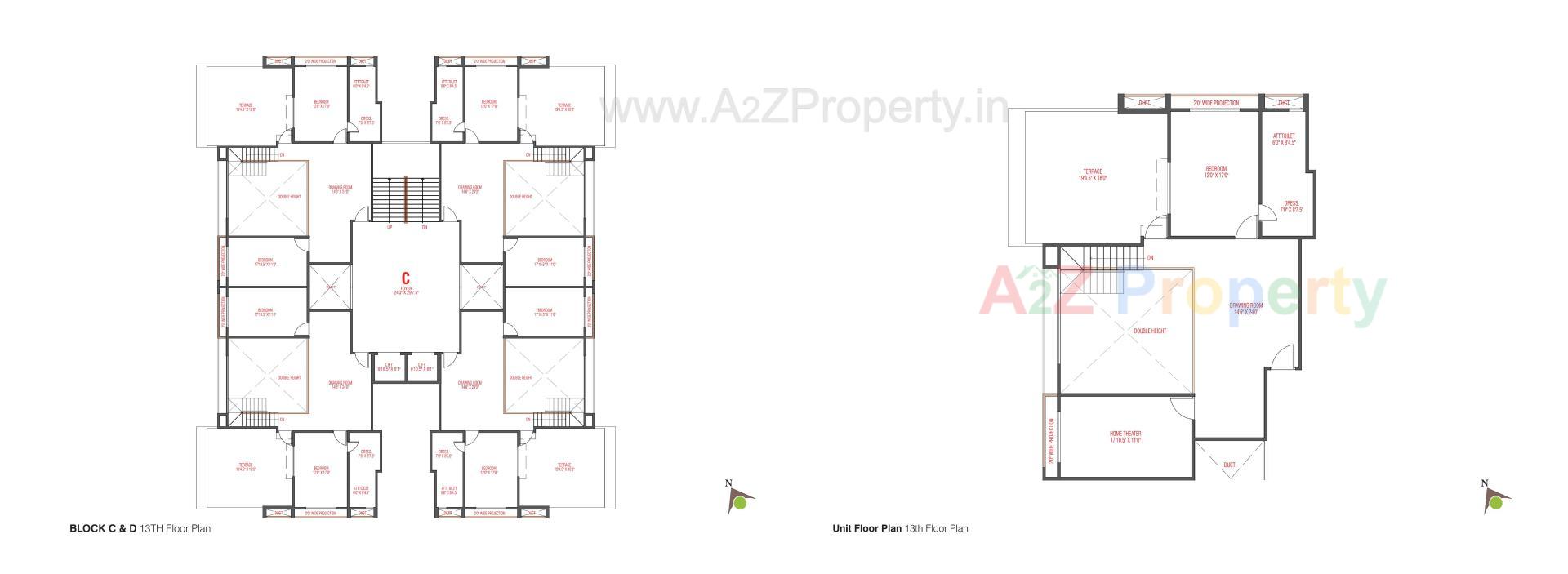 Layout of real estate project Satvan Harmony located at Koba, Gandhinagar, Gujarat