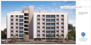 Elevation of real estate project Satya Elegance located at Gandhinagar, Gandhinagar, Gujarat