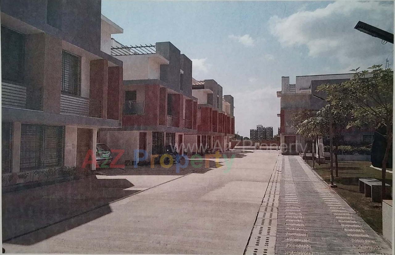 3D Elevation of real estate project Satyamev Aawaass Mango located at Kudasan, Gandhinagar, Gujarat