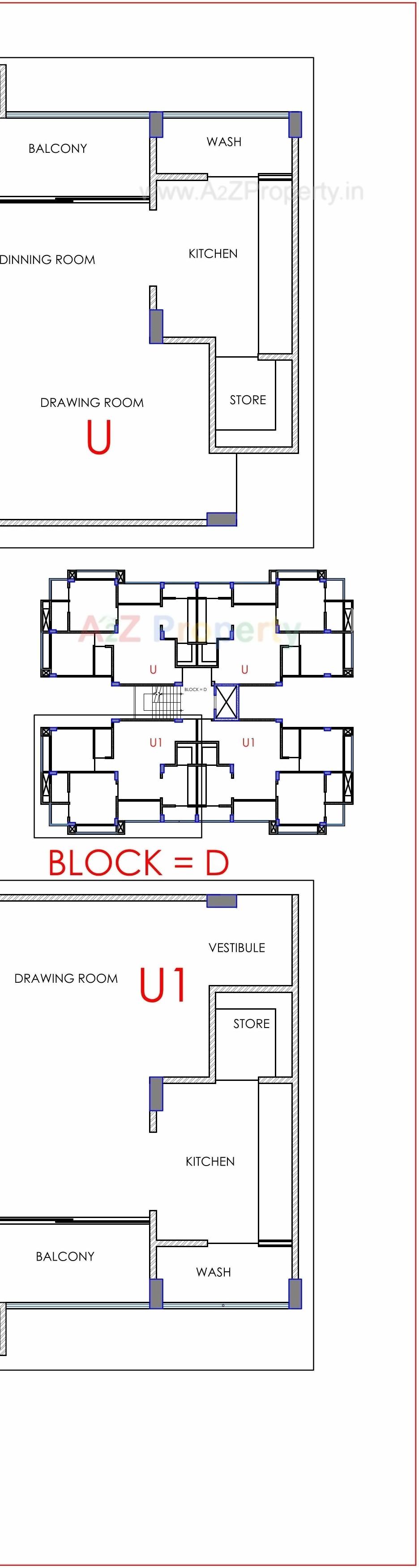 Layout of real estate project Satyamev Riviera located at Randesan, Gandhinagar, Gujarat
