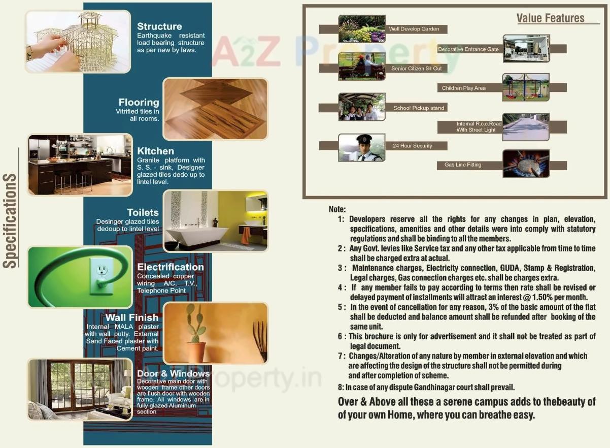  of real estate project Satyamev Surya located at Koba, Gandhinagar, Gujarat
