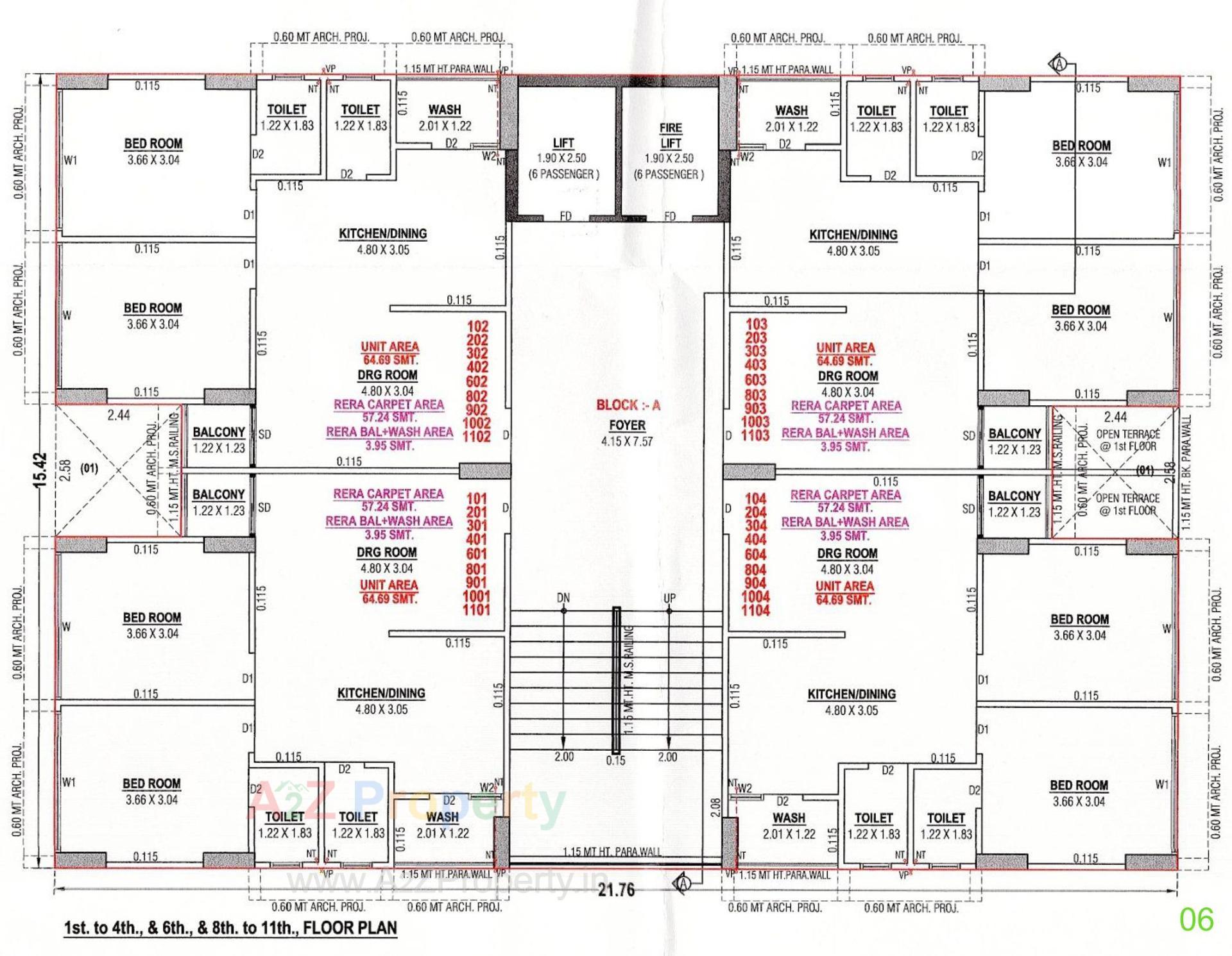 Layout of real estate project Savi located at Khoraj, Gandhinagar, Gujarat