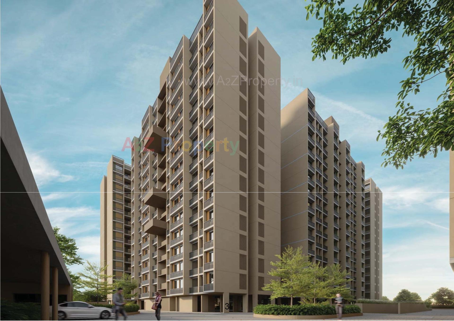3D Elevation of real estate project Sector 6a located at Adalaj, Gandhinagar, Gujarat