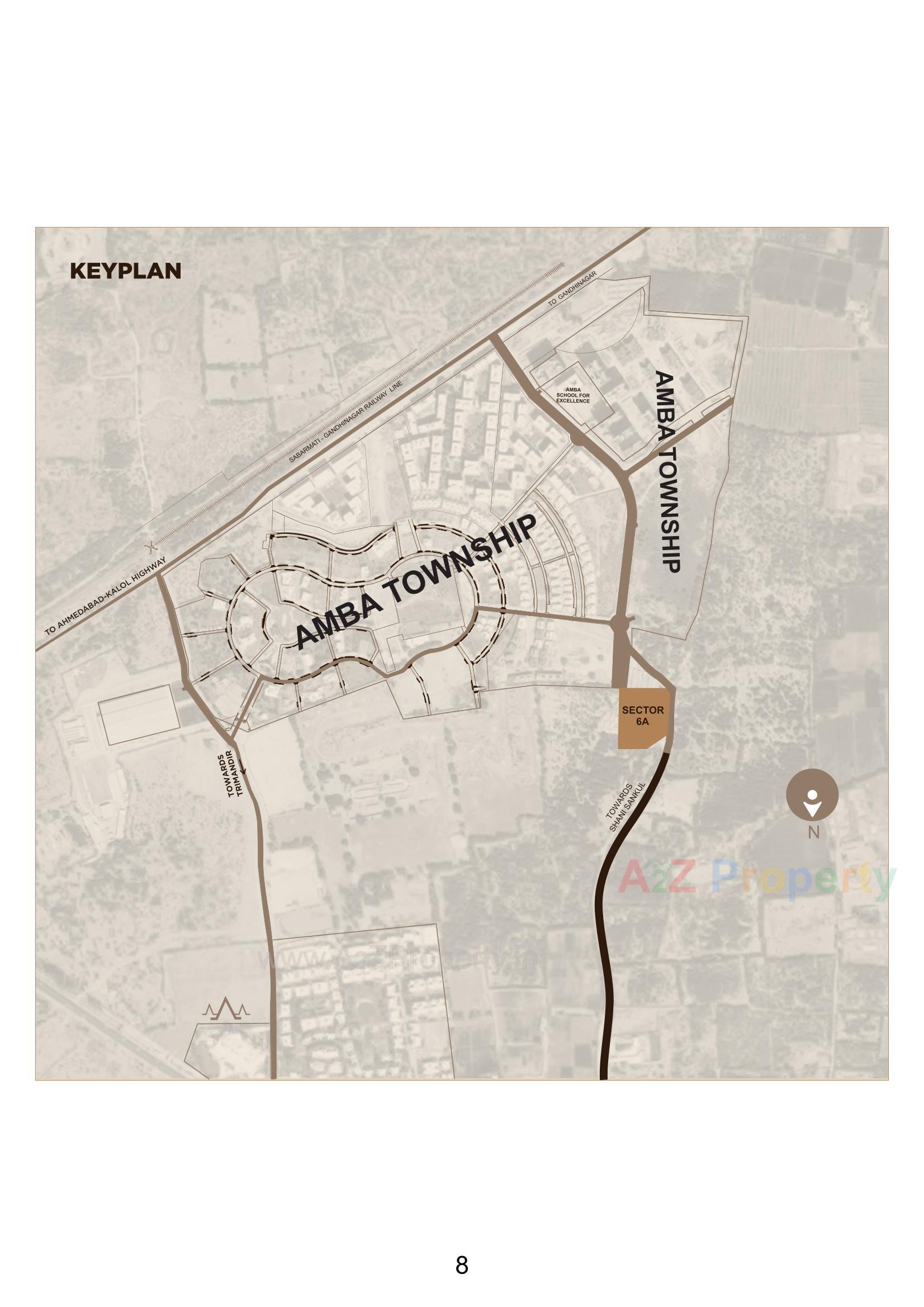  of real estate project Sector 6a located at Adalaj, Gandhinagar, Gujarat