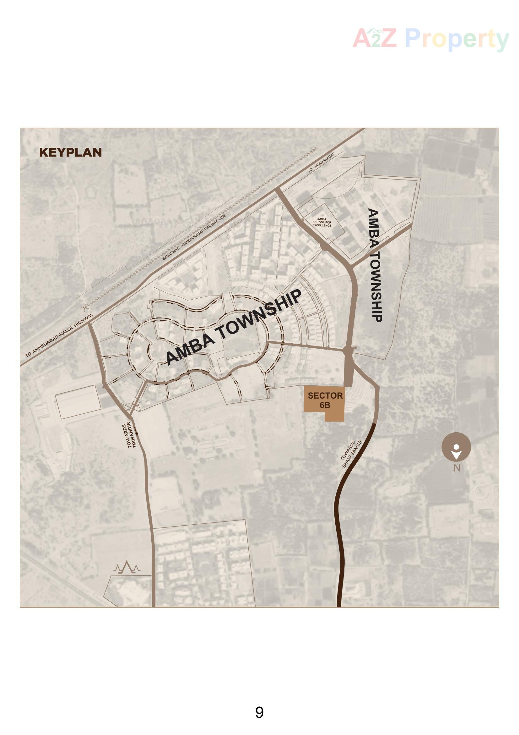  of real estate project Sector 6b located at Adalaj, Gandhinagar, Gujarat