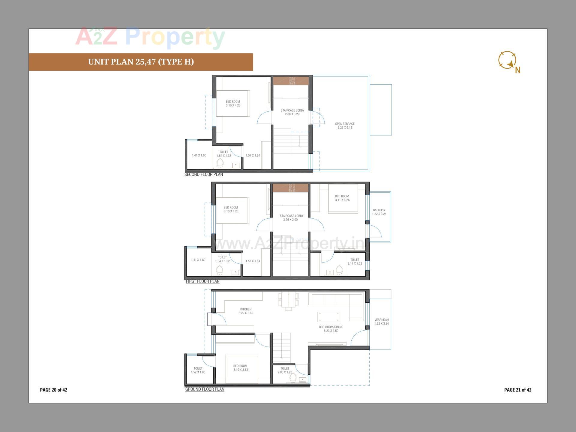 Layout of real estate project Sentosa Royal located at Dehgam, Gandhinagar, Gujarat