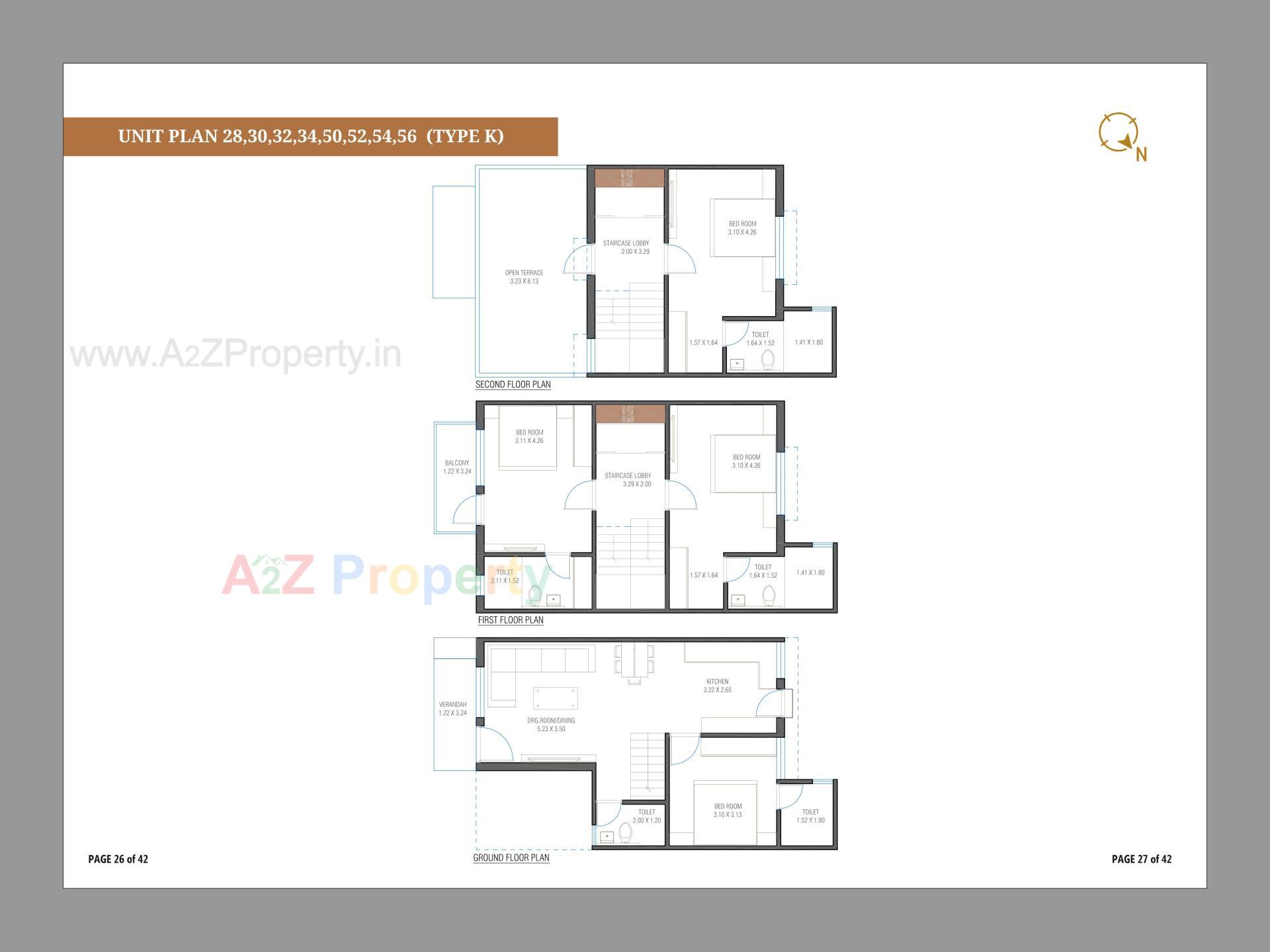 Layout of real estate project Sentosa Royal located at Dehgam, Gandhinagar, Gujarat
