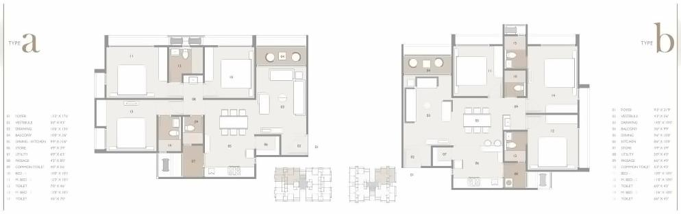 Layout of real estate project Sepal Elegant located at Zundal, Gandhinagar, Gujarat