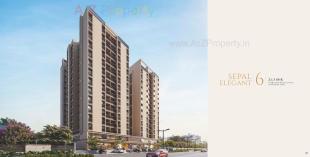 Elevation of real estate project Sepal Elegant located at Zundal, Gandhinagar, Gujarat