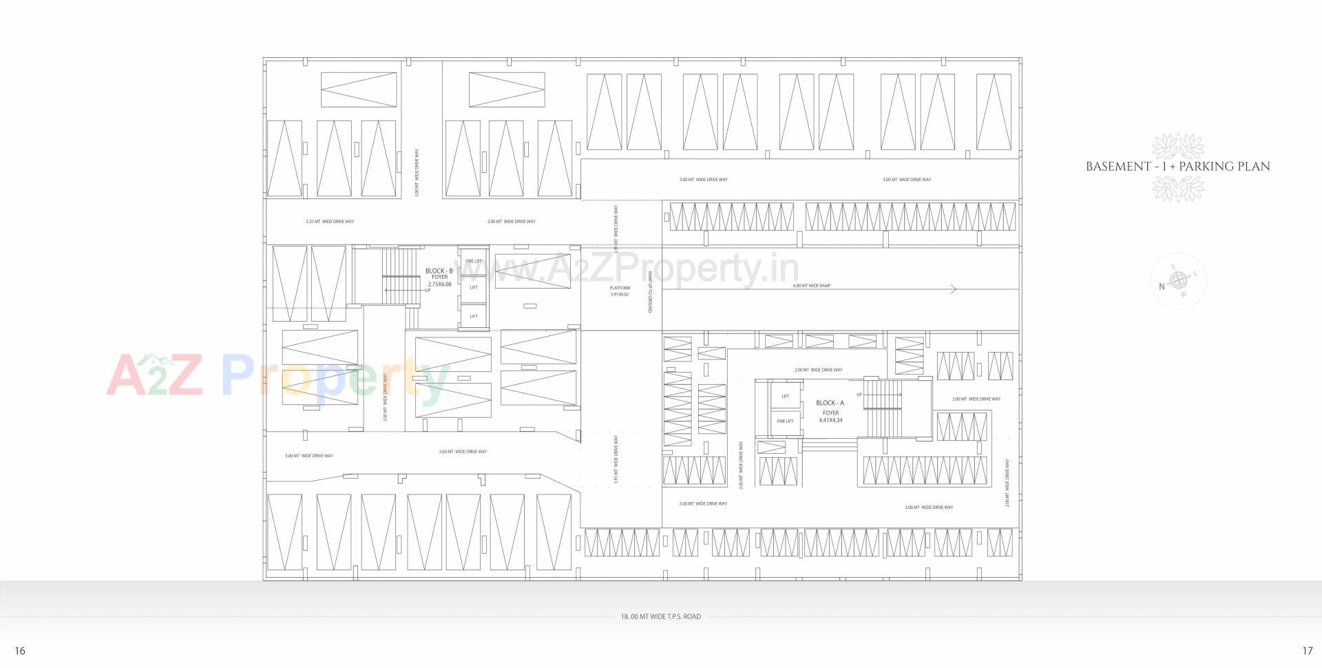 Layout of real estate project Sepal Elegant located at Zundal, Gandhinagar, Gujarat