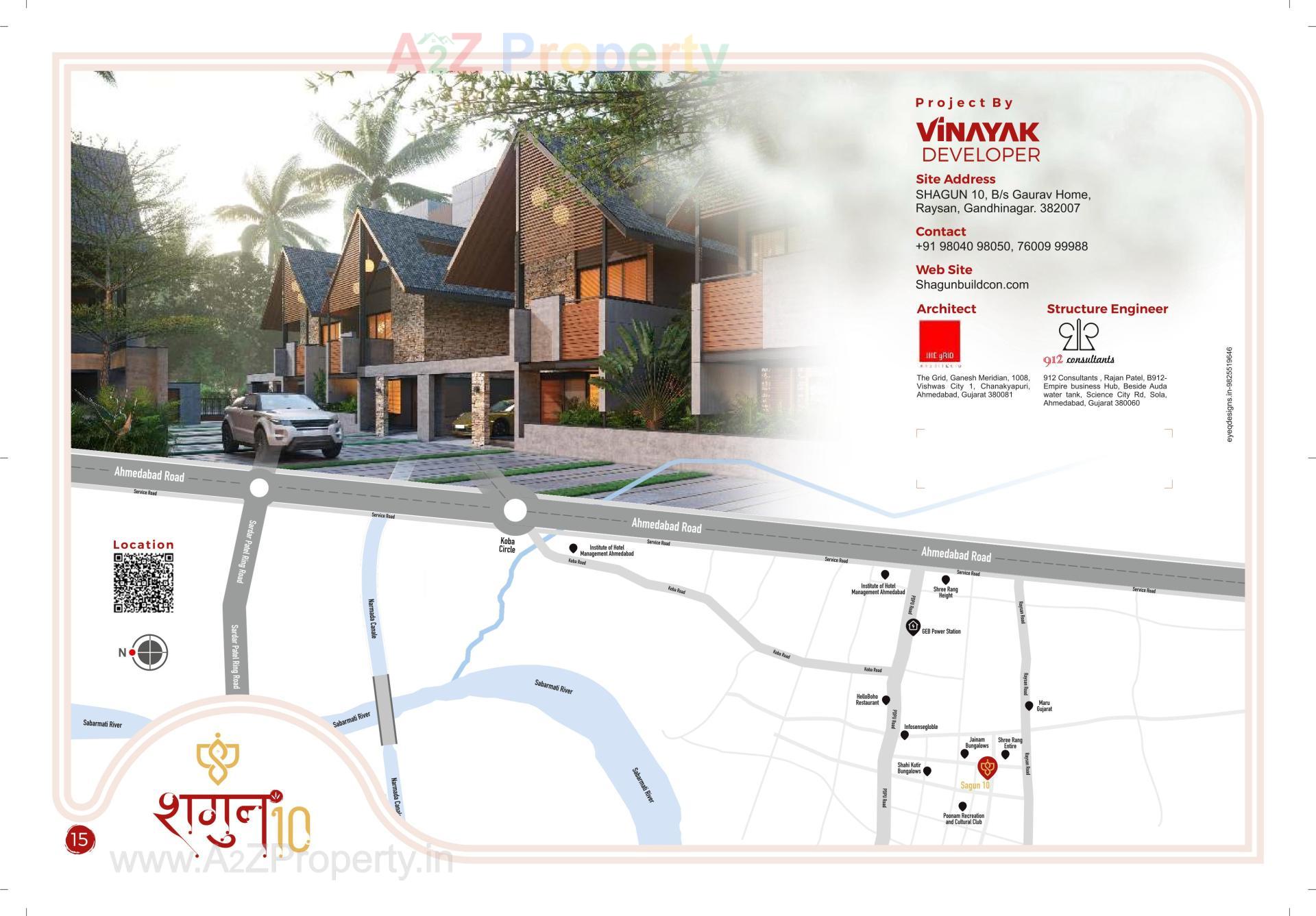  of real estate project Shagun 10 located at Raysan, Gandhinagar, Gujarat