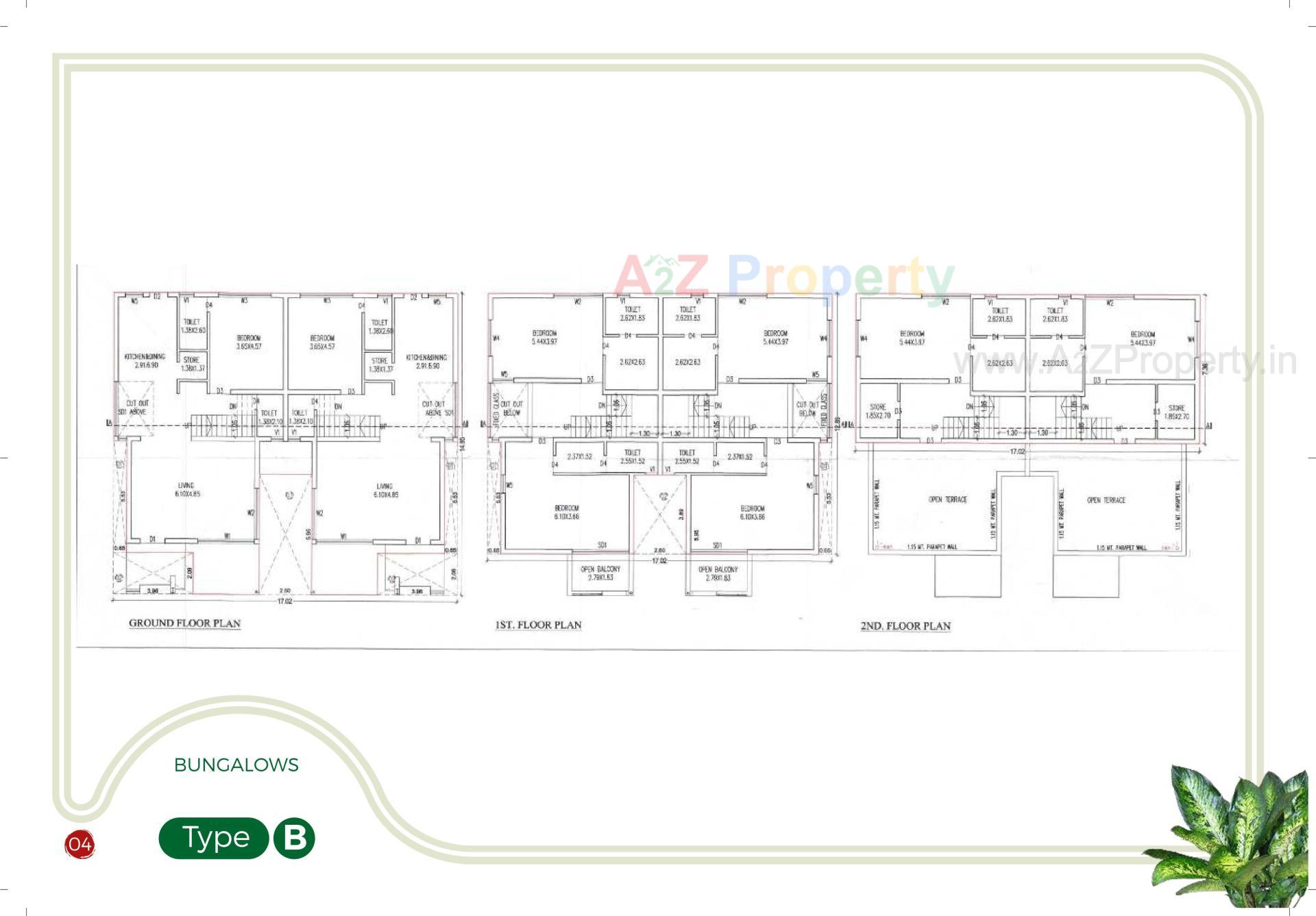 Layout of real estate project Shagun 10 located at Raysan, Gandhinagar, Gujarat