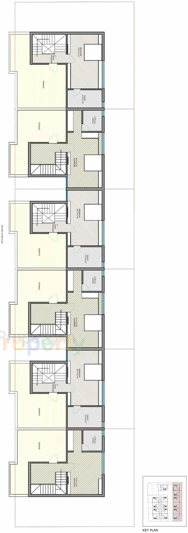 Layout of real estate project Shagun located at Raysan, Gandhinagar, Gujarat