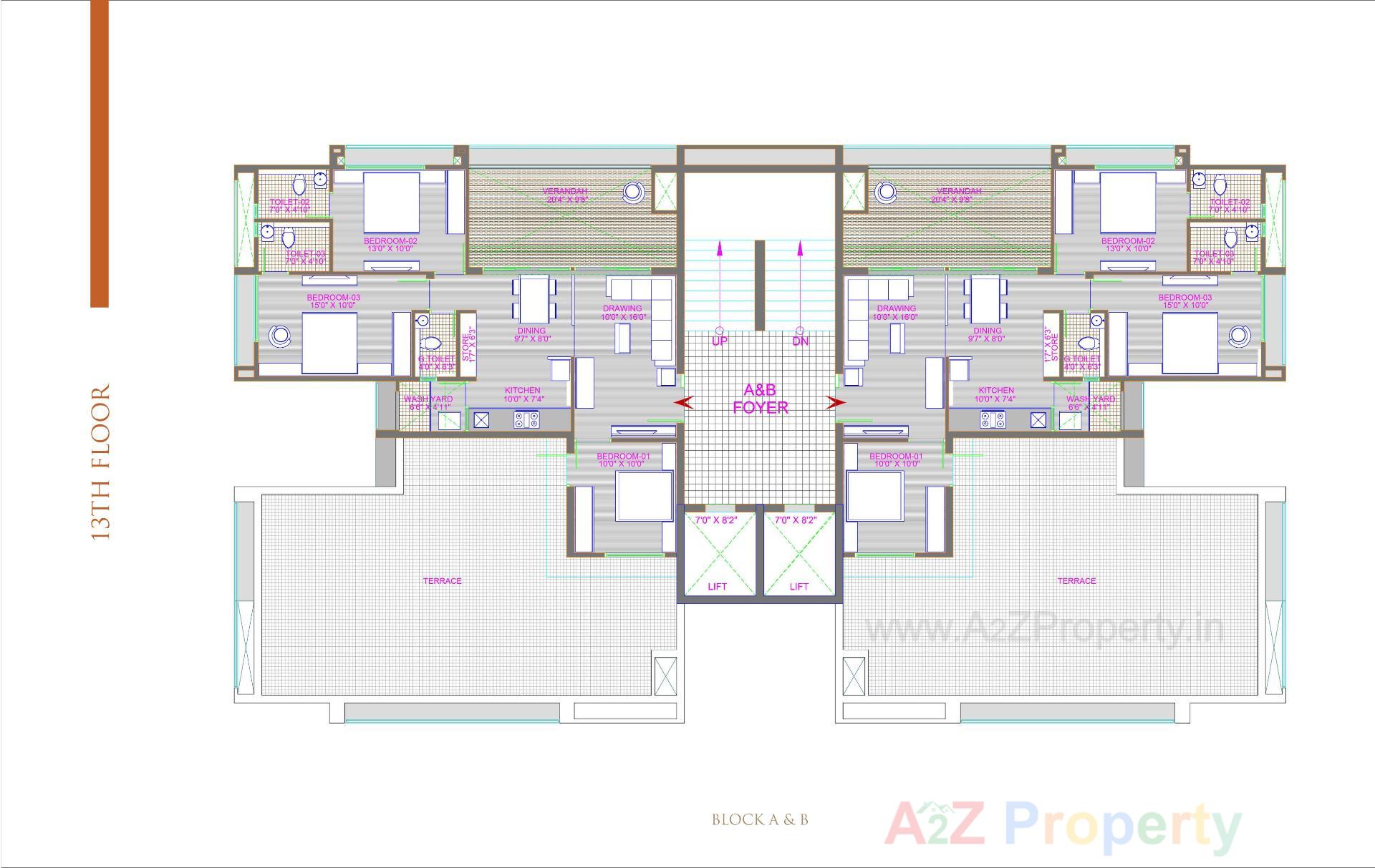 Layout of real estate project Shagun Saral 20 located at Zundal, Gandhinagar, Gujarat