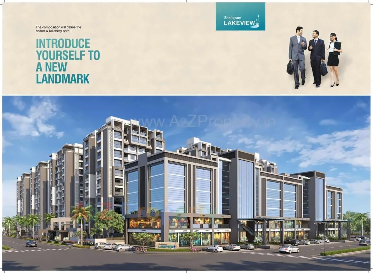 3D Elevation of real estate project Shaligram Lakeview located at Khoraj, Gandhinagar, Gujarat