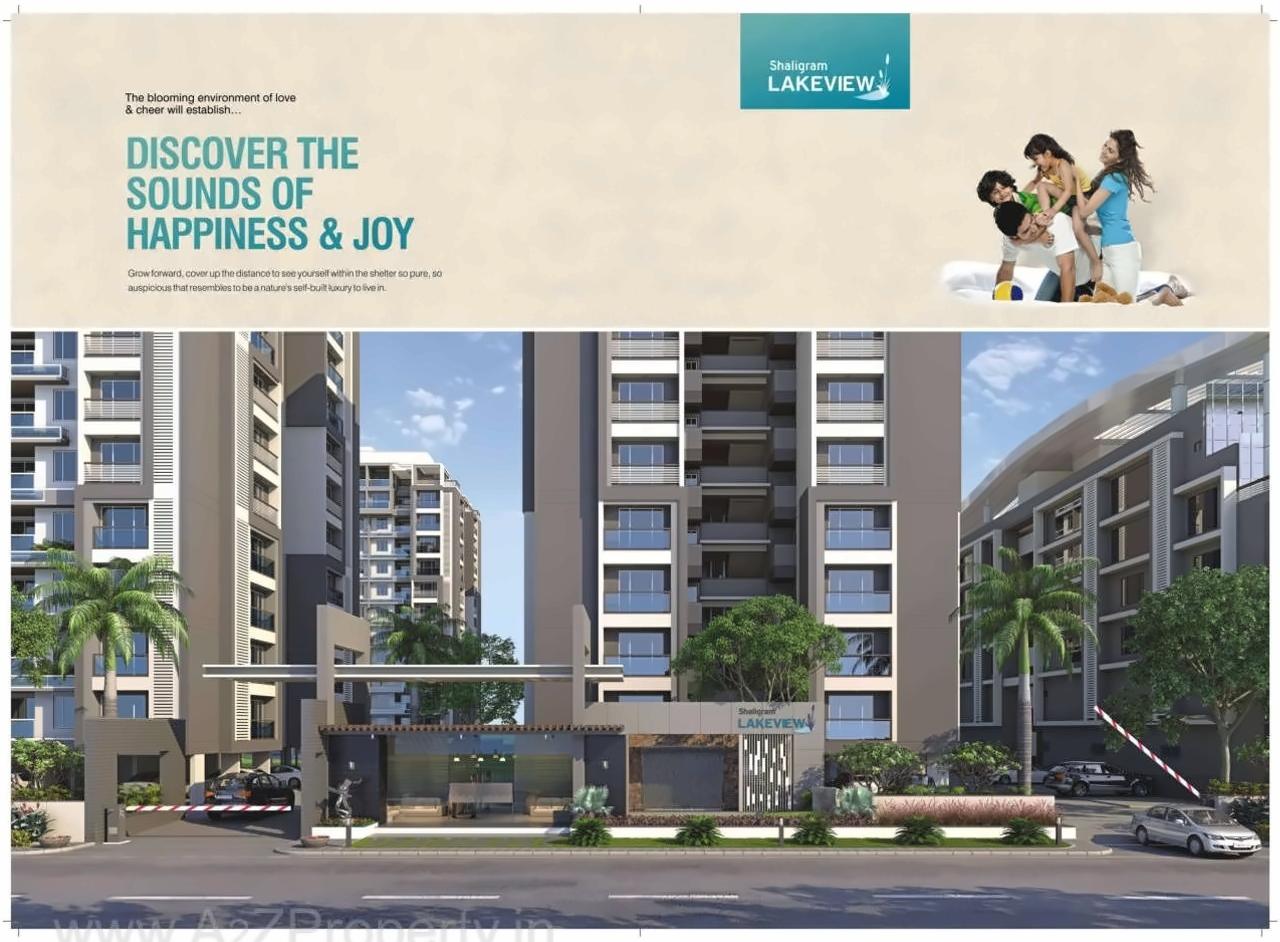 3D Elevation of real estate project Shaligram Lakeview located at Khoraj, Gandhinagar, Gujarat