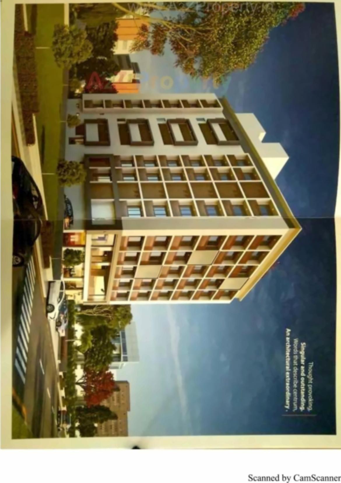 3D Elevation of real estate project Shalin Centrum located at Gandhinagar, Gandhinagar, Gujarat