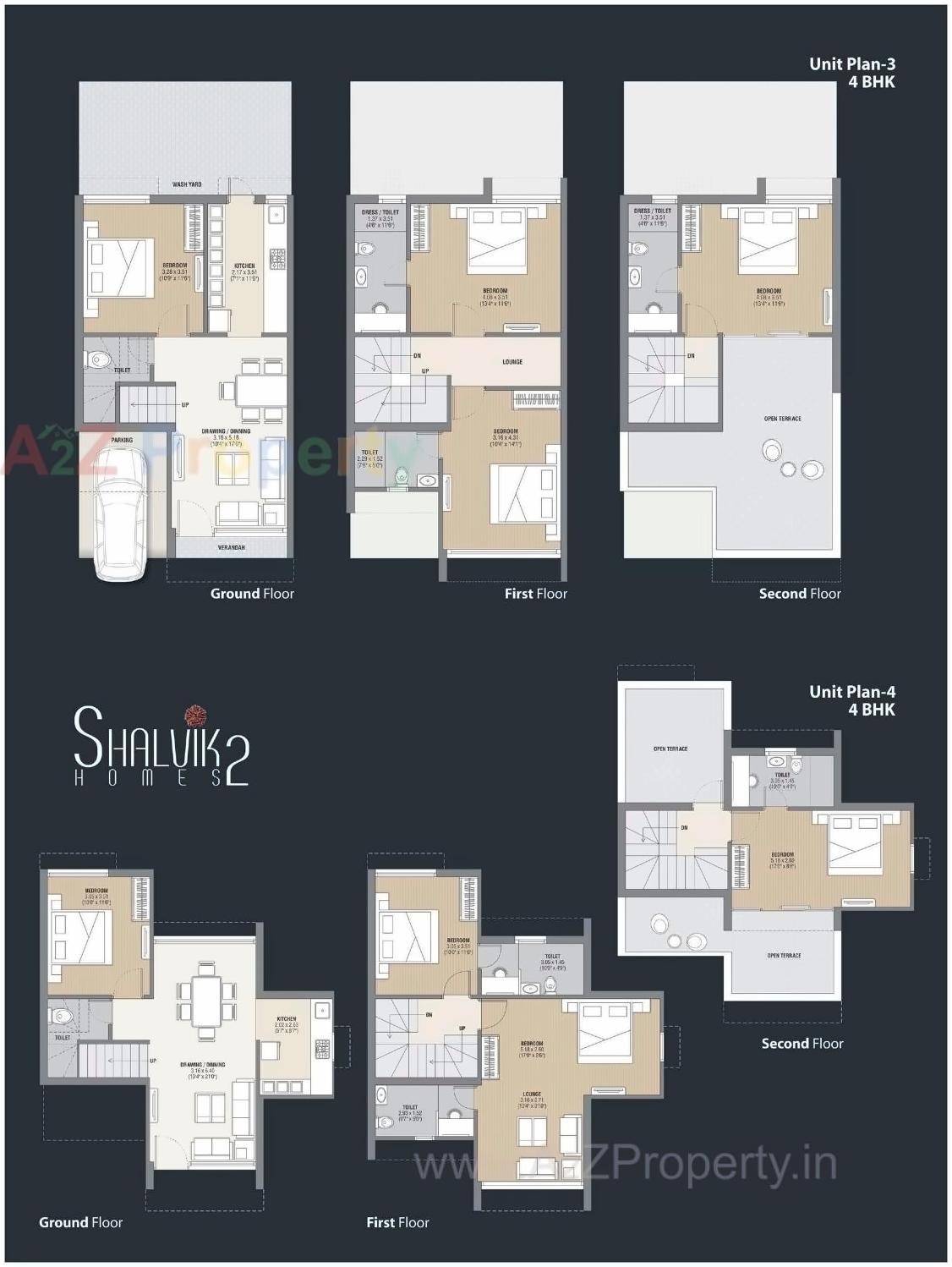 Layout of real estate project Shalvik Homes located at Vavol, Gandhinagar, Gujarat