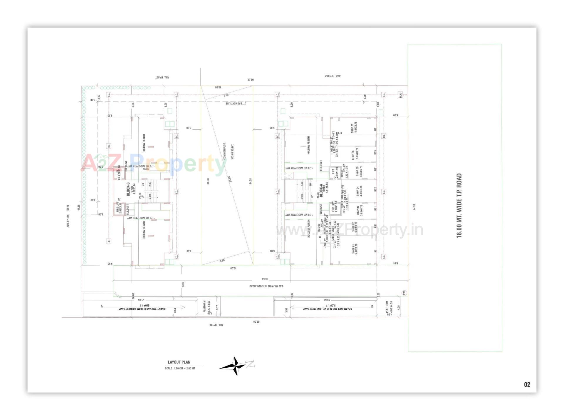  of real estate project Shanti Parisar located at Uvarsad, Gandhinagar, Gujarat