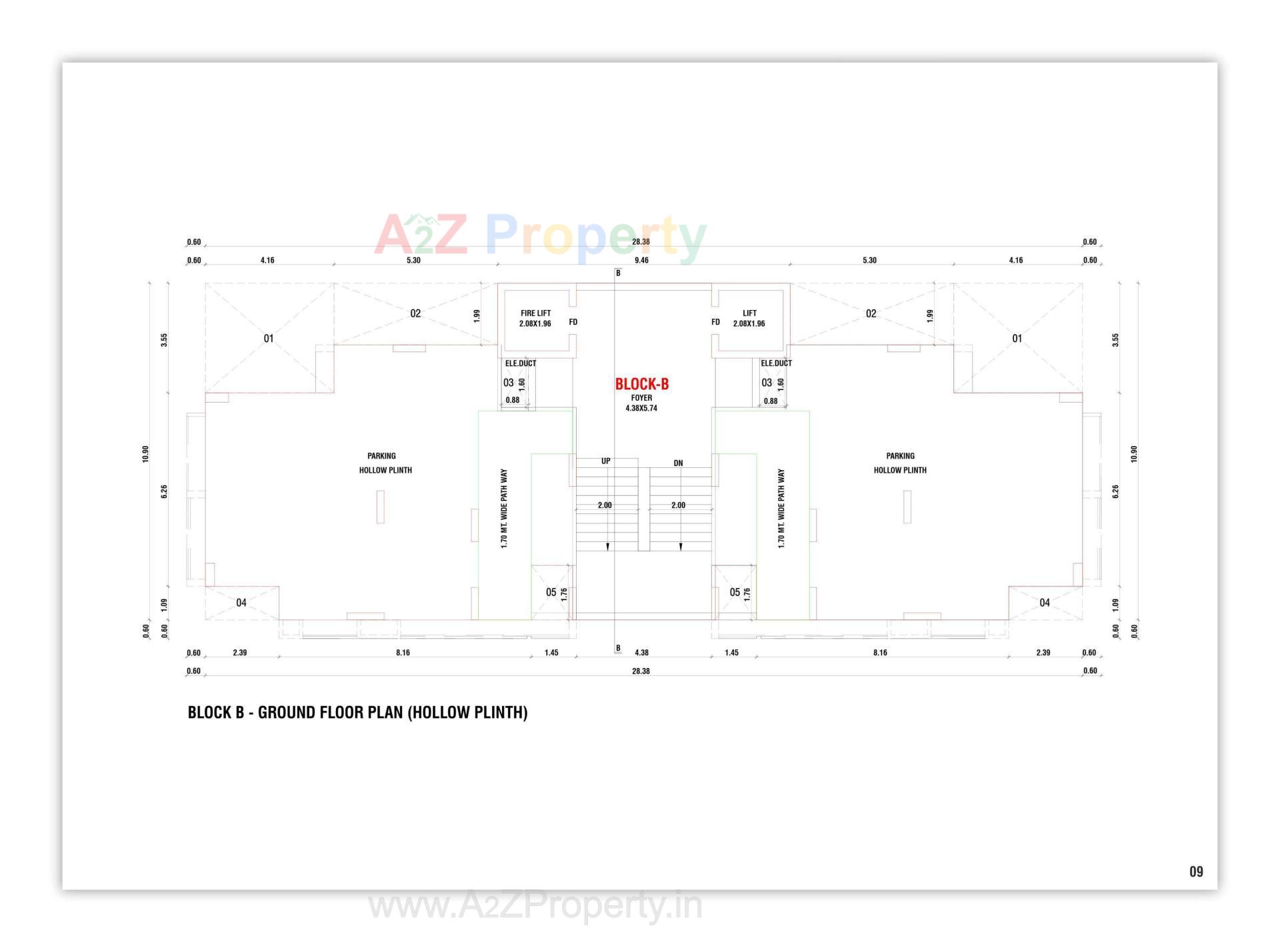 Layout of real estate project Shanti Parisar located at Uvarsad, Gandhinagar, Gujarat