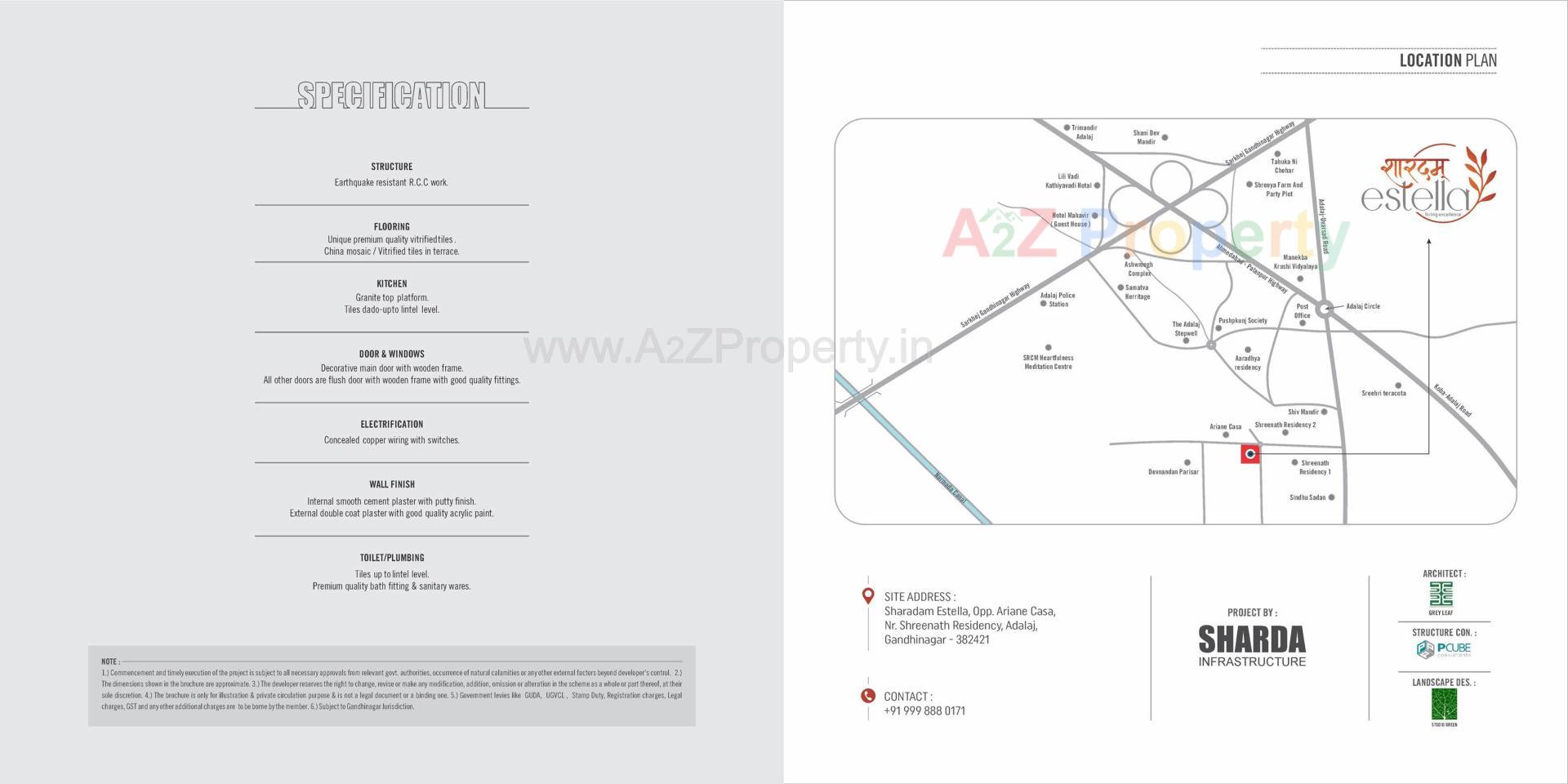  of real estate project Sharadam Estella located at Adalaj, Gandhinagar, Gujarat