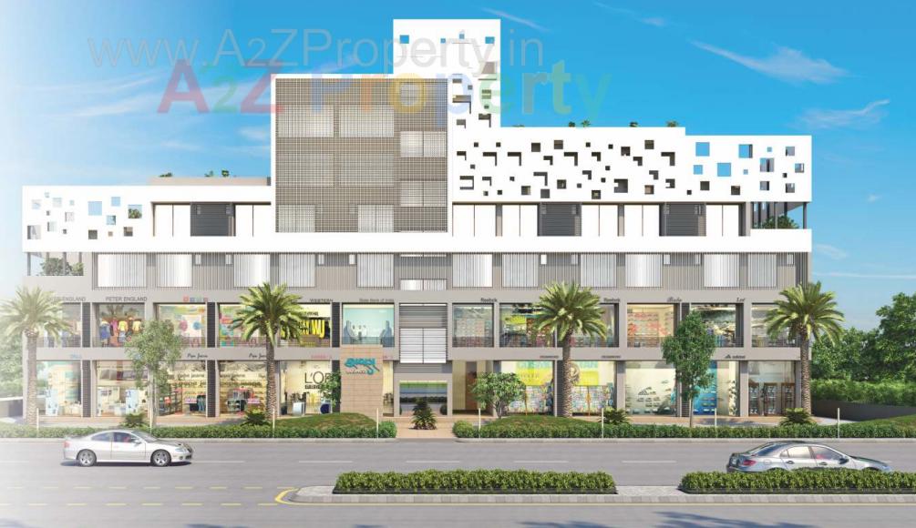 3D Elevation of real estate project Sharan Business located at Gandhinagar, Gandhinagar, Gujarat