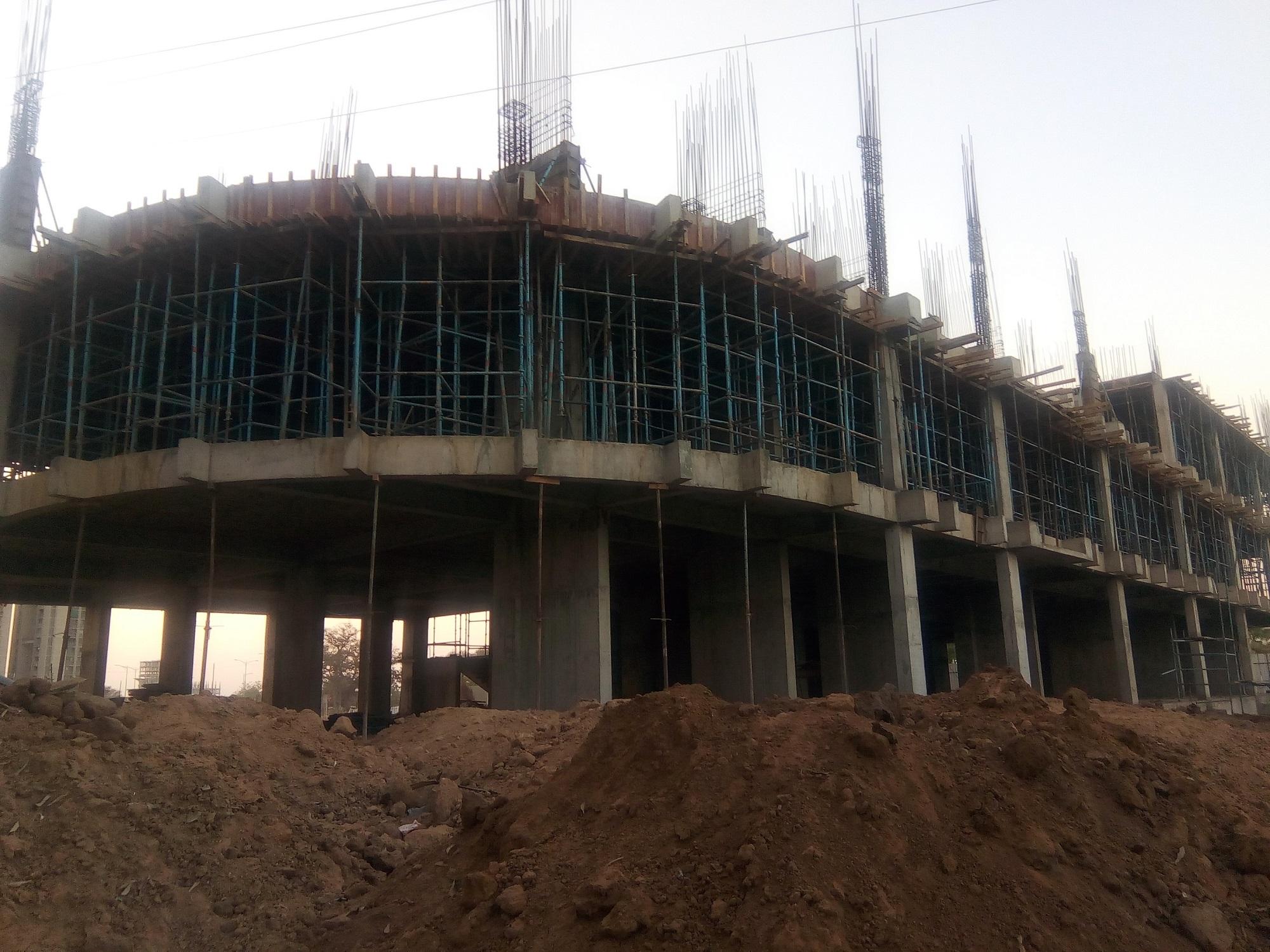 127766_const of real estate project Sharan Circle Hub located at Chandkheda, Gandhinagar, Gujarat