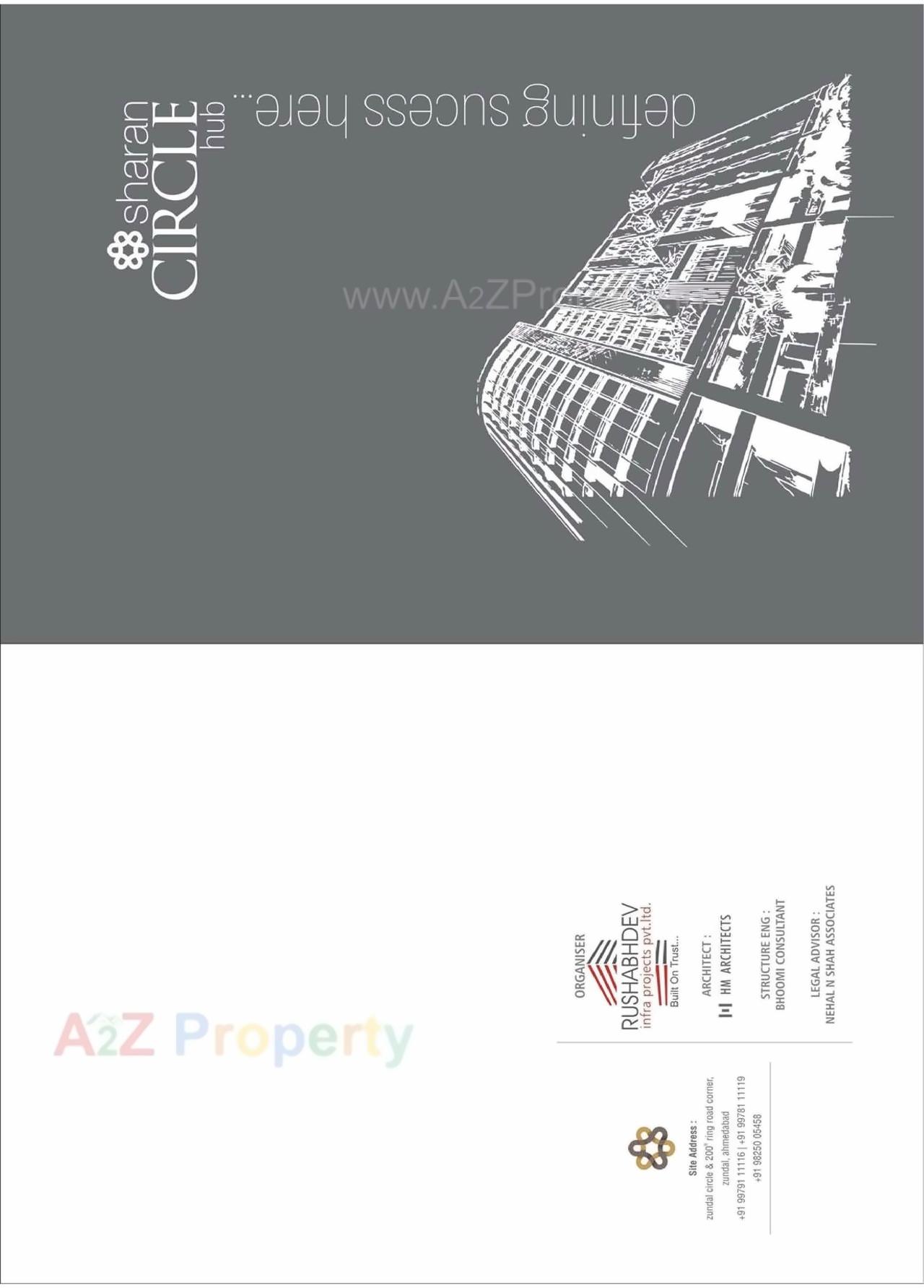  of real estate project Sharan Circle Hub located at Chandkheda, Gandhinagar, Gujarat