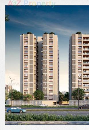 Elevation of real estate project Sharnam Platinum located at Koba, Gandhinagar, Gujarat