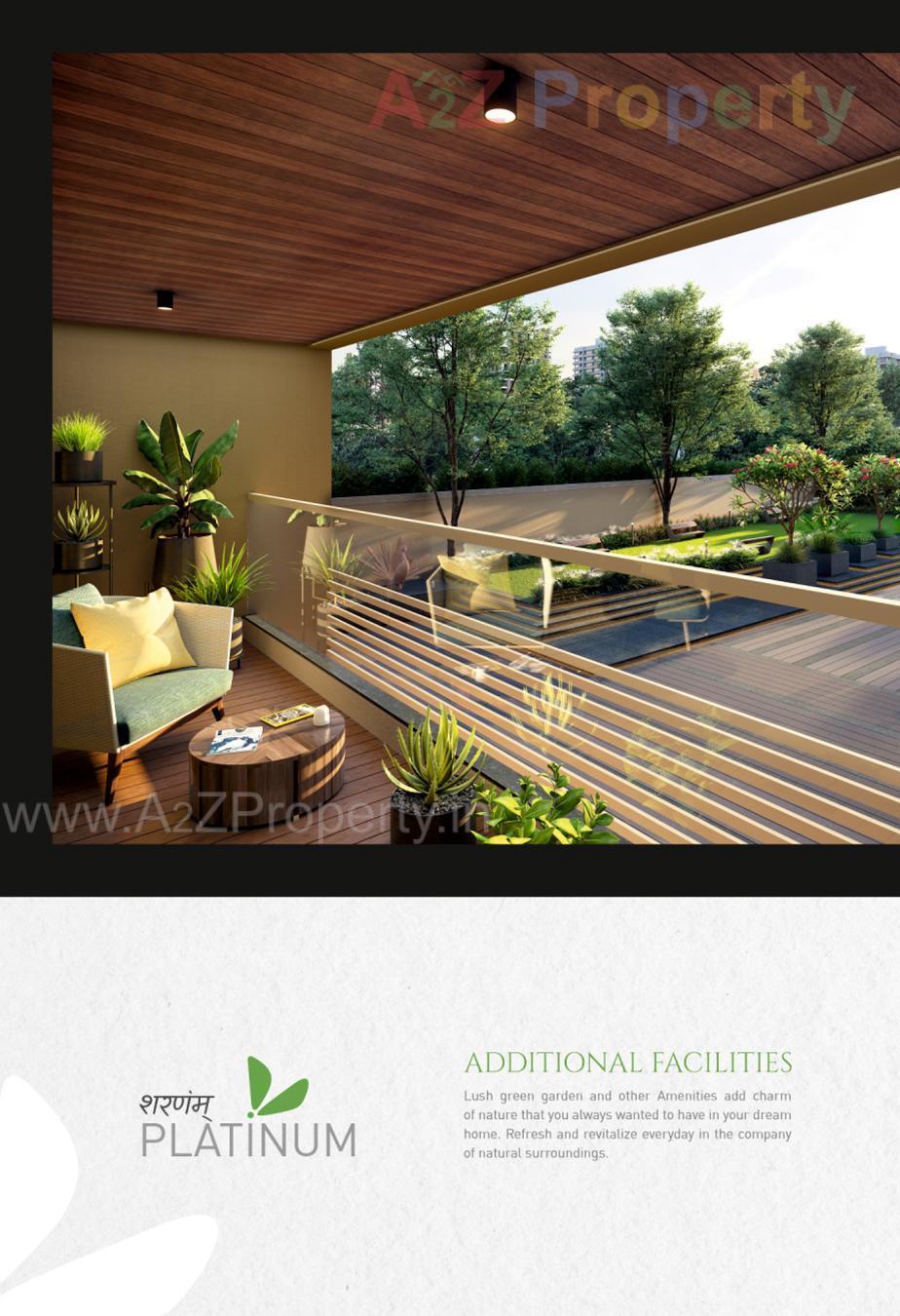 3D Elevation of real estate project Sharnam Platinum located at Koba, Gandhinagar, Gujarat