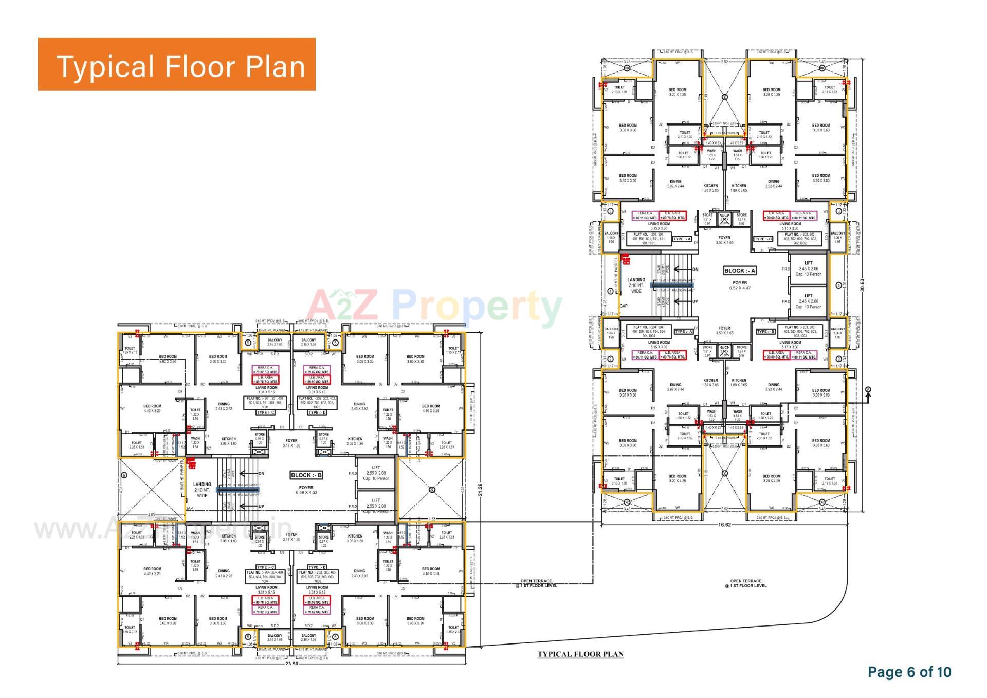 Layout of real estate project Shashvat Symphony located at Khoraj, Gandhinagar, Gujarat