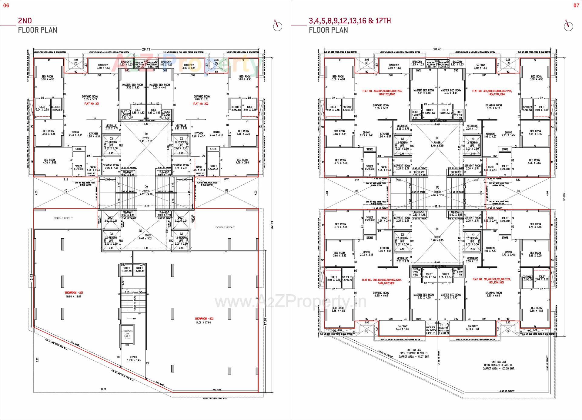 Layout of real estate project Shashwat Evana located at Khoraj, Gandhinagar, Gujarat