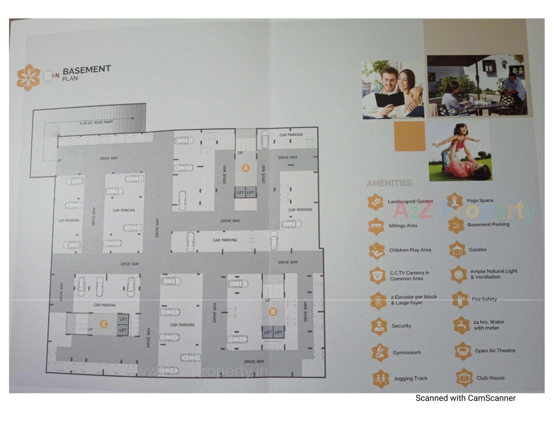 Layout of real estate project Shikhar 1 located at Bhat, Gandhinagar, Gujarat
