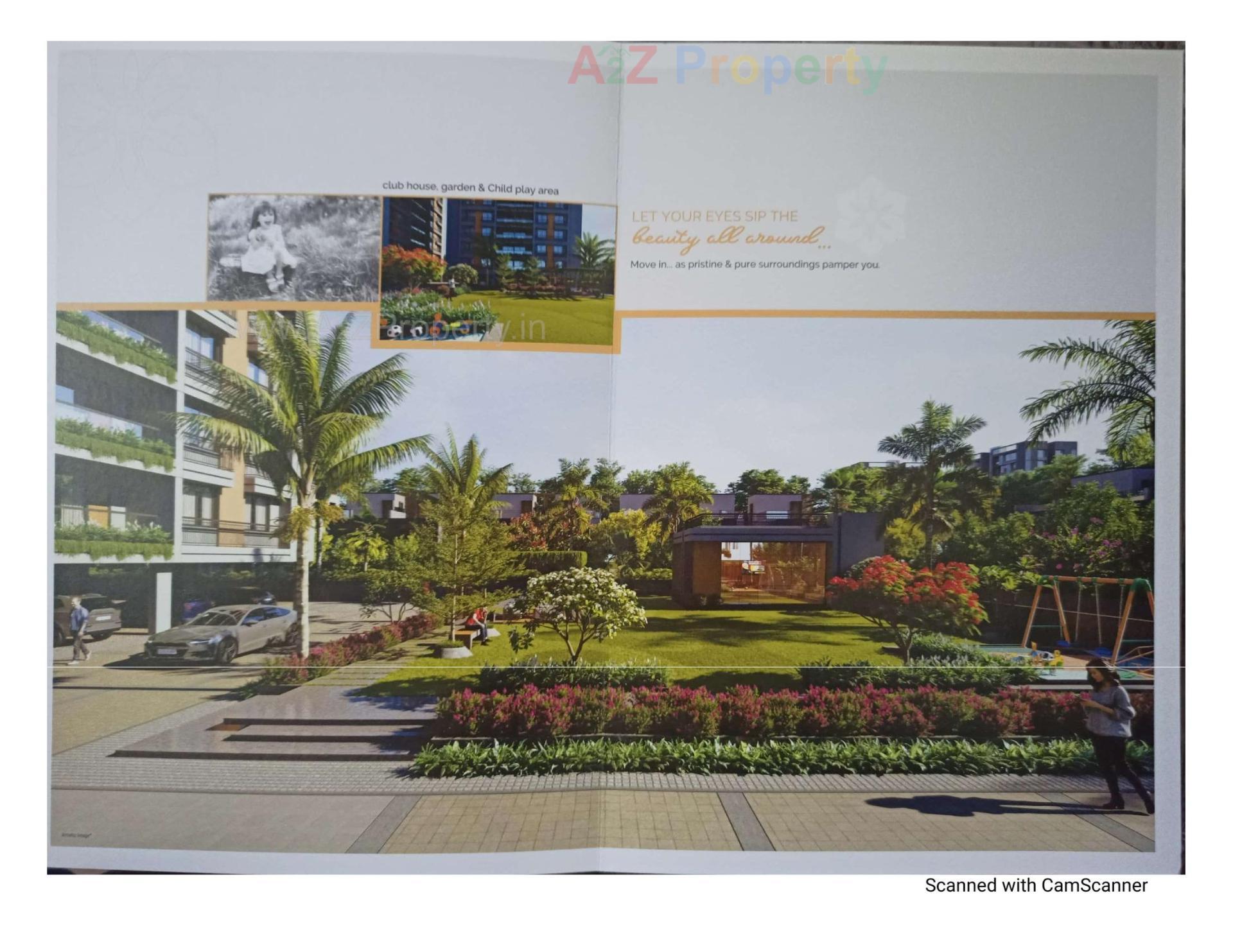 3D Elevation of real estate project Shikhar 1 located at Bhat, Gandhinagar, Gujarat