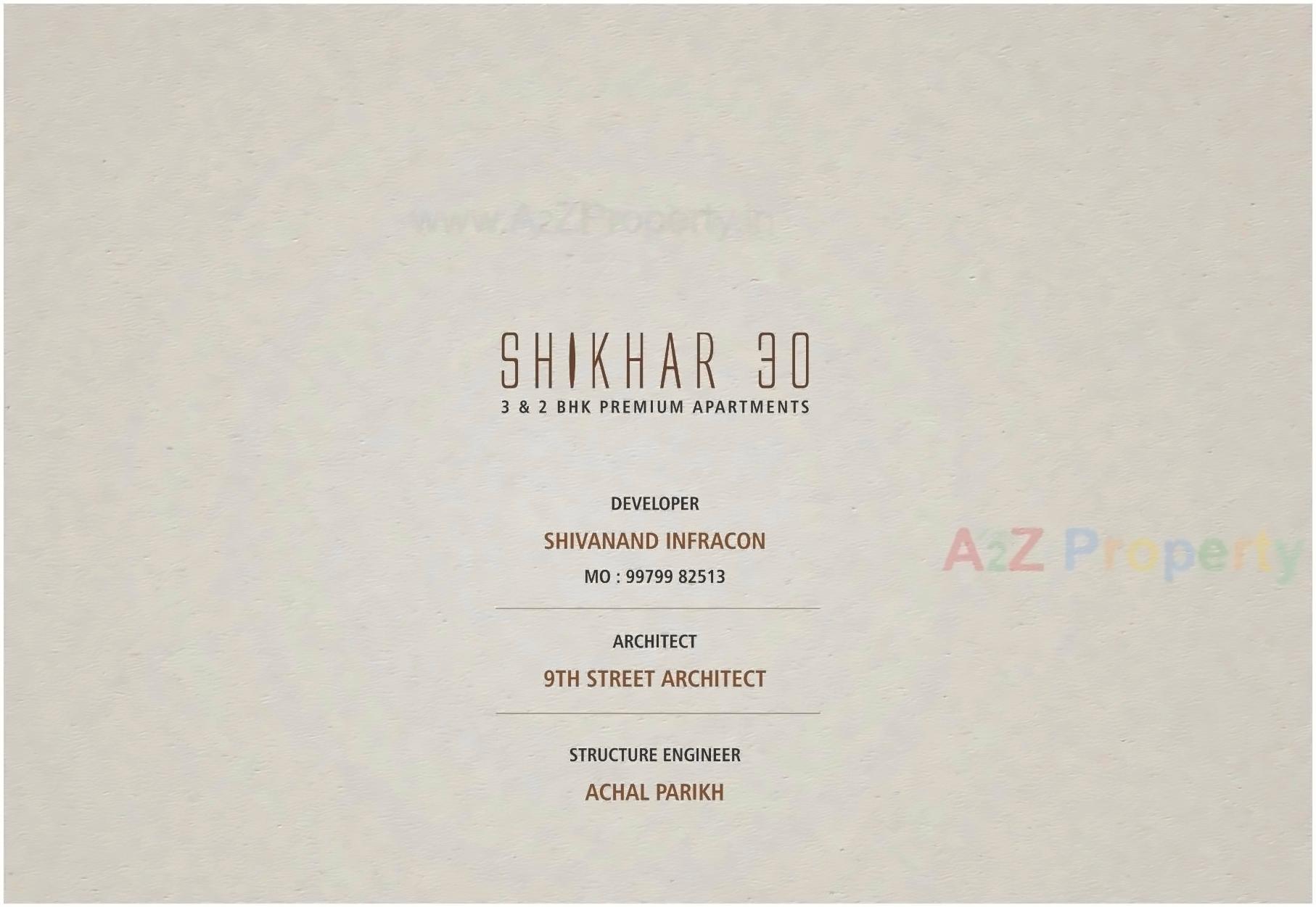  of real estate project Shikhar 30 located at Koteshwar, Gandhinagar, Gujarat