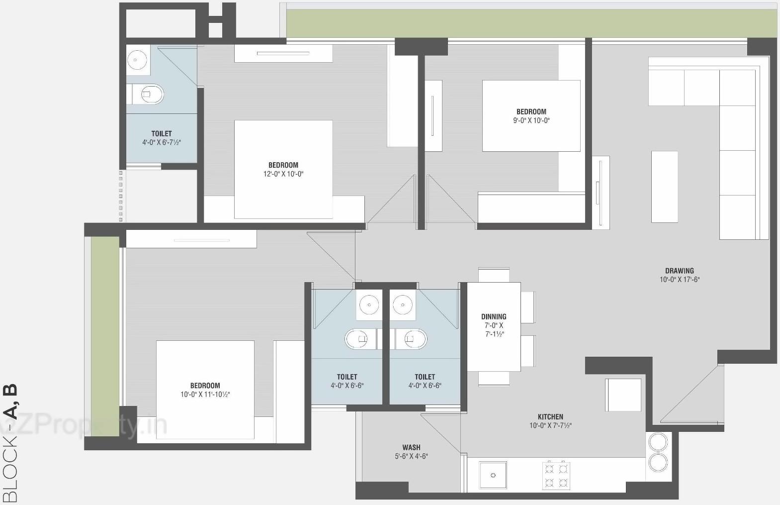 Layout of real estate project Shikhar 30 located at Koteshwar, Gandhinagar, Gujarat