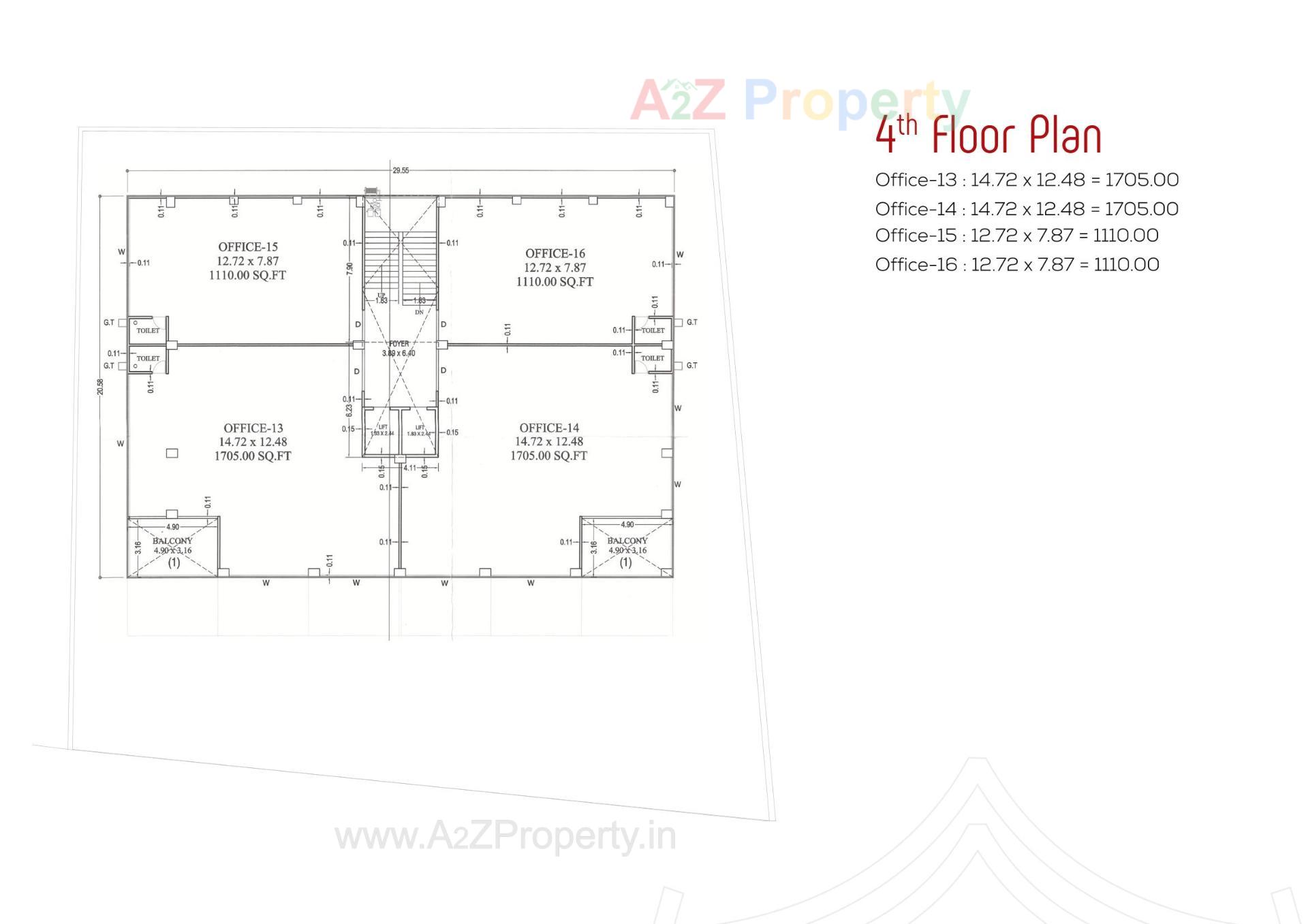 Layout of real estate project Shikshapatri Business Hub located at Sargasan, Gandhinagar, Gujarat