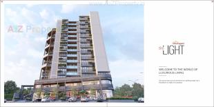 Elevation of real estate project Shikshapatri Sky Light located at Uvarsad, Gandhinagar, Gujarat