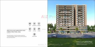 Elevation of real estate project Shikshapatri Sky Nine located at Gandhinagar, Gandhinagar, Gujarat