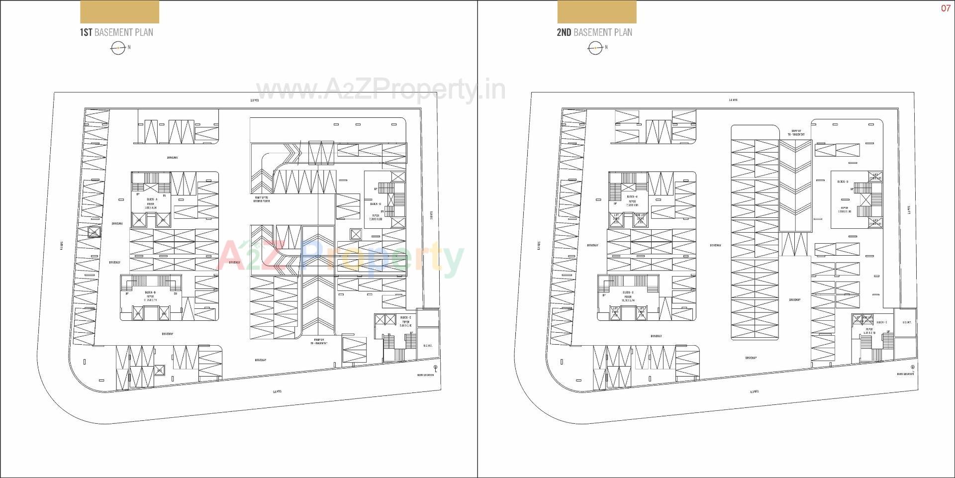 Layout of real estate project Shikshapatri Sky Nine located at Gandhinagar, Gandhinagar, Gujarat