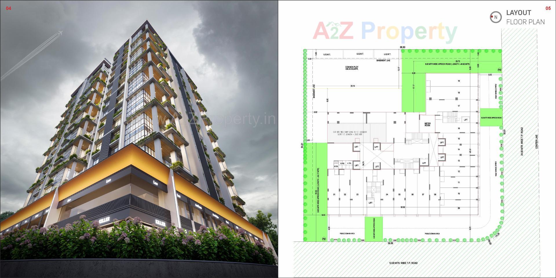 Layout of real estate project Shikshapatri The 18th Storey located at Gandhinagar, Gandhinagar, Gujarat
