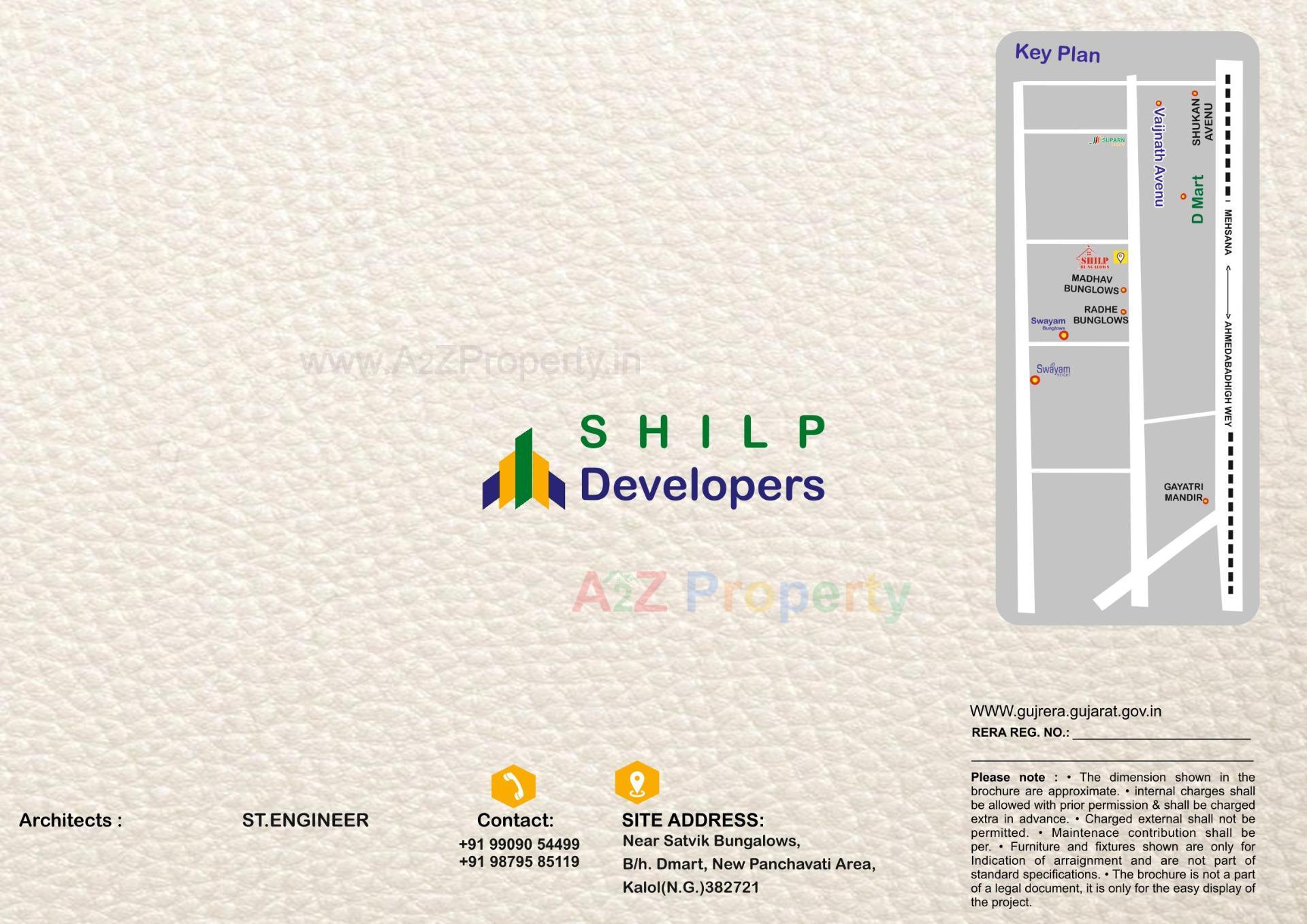  of real estate project Shilp Bungalows located at Kalol, Gandhinagar, Gujarat