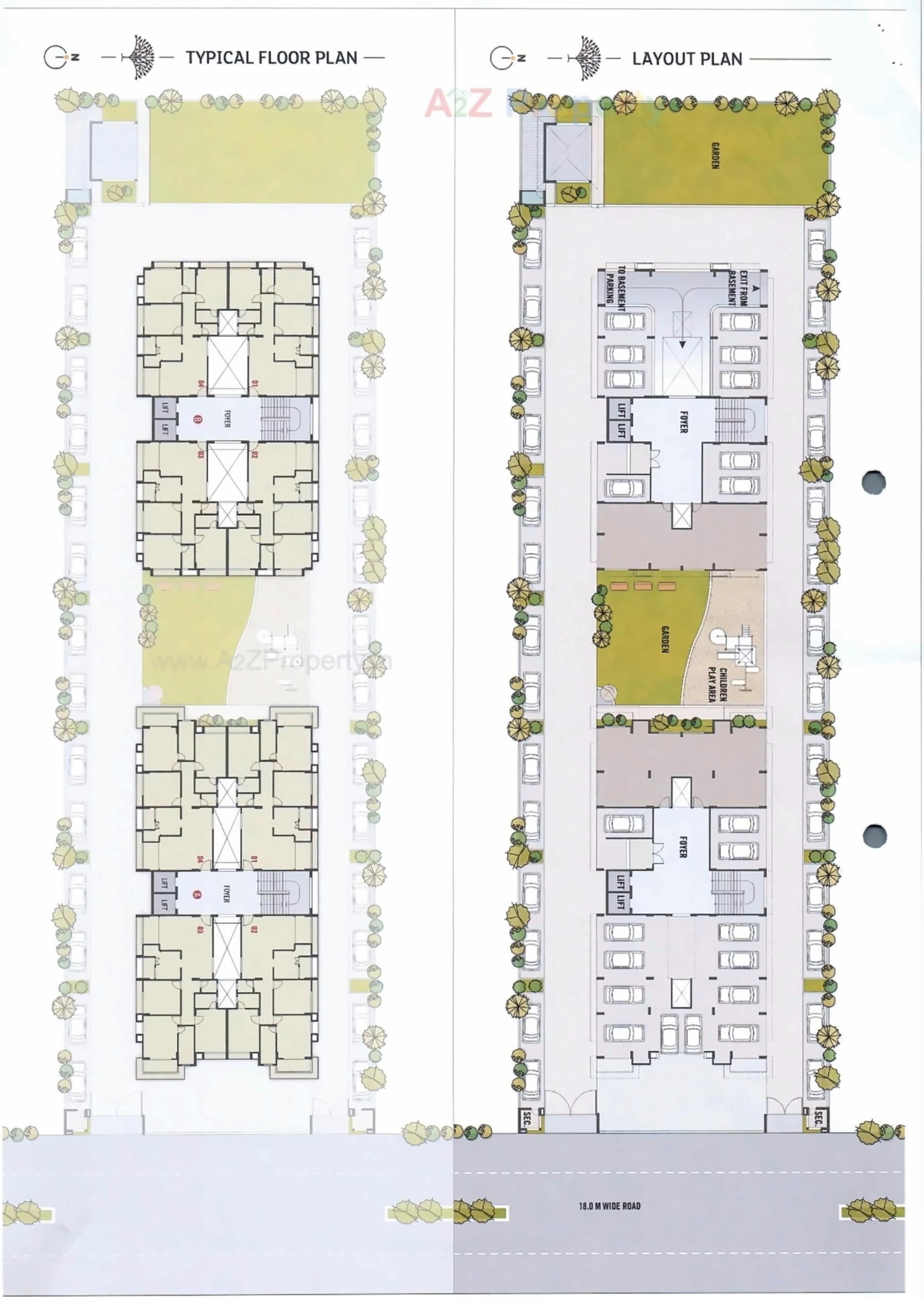 Layout of real estate project Shilp Serenity located at Sargasan, Gandhinagar, Gujarat
