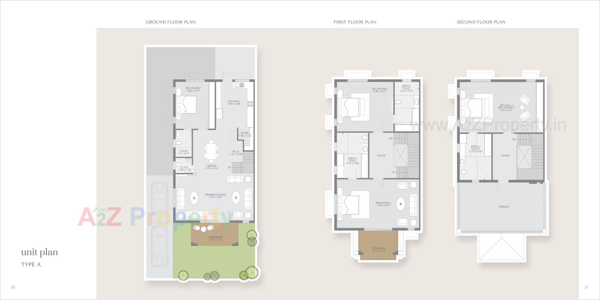 Layout of real estate project Shine located at Kalol, Gandhinagar, Gujarat