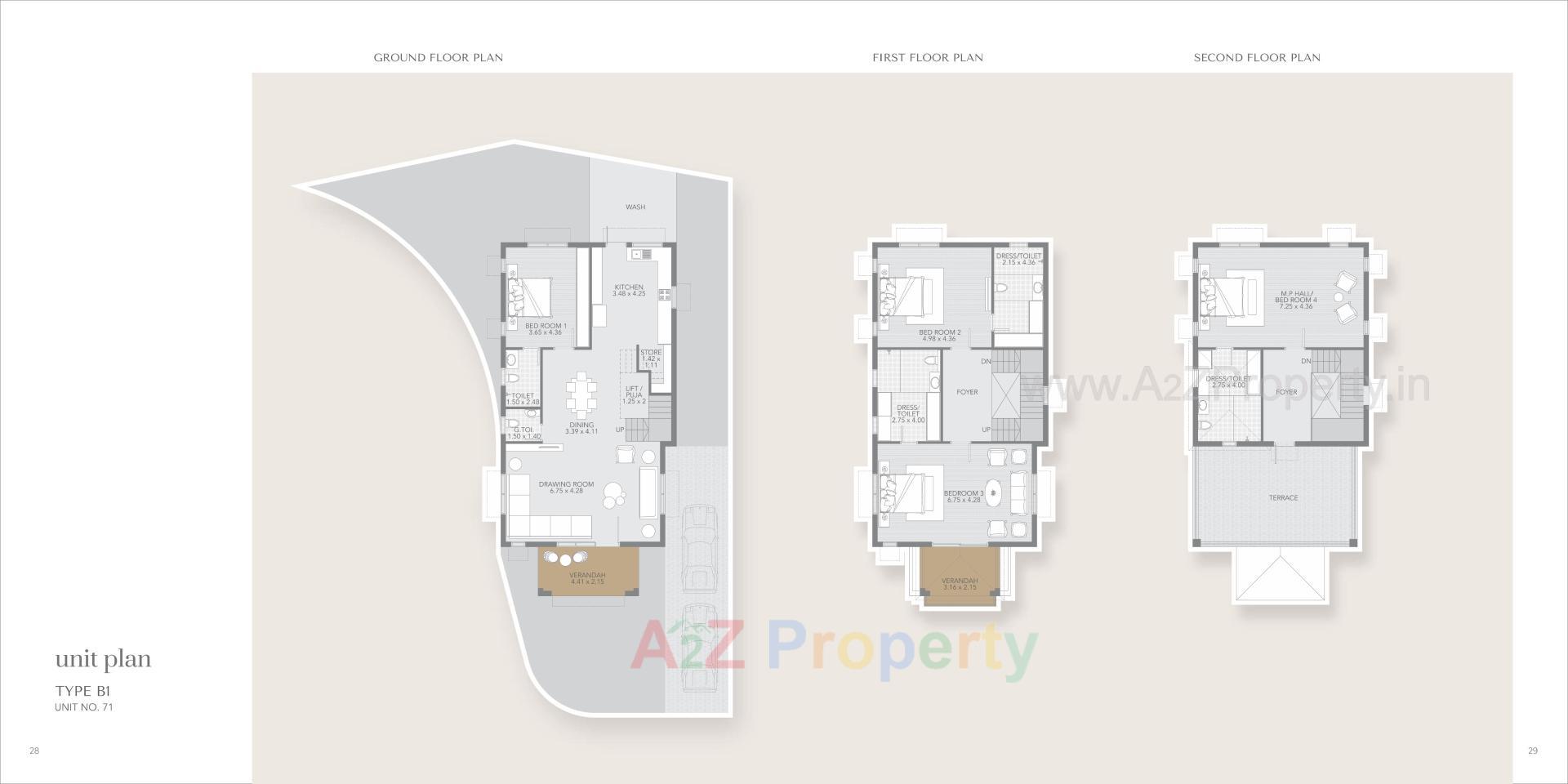 Layout of real estate project Shine located at Kalol, Gandhinagar, Gujarat