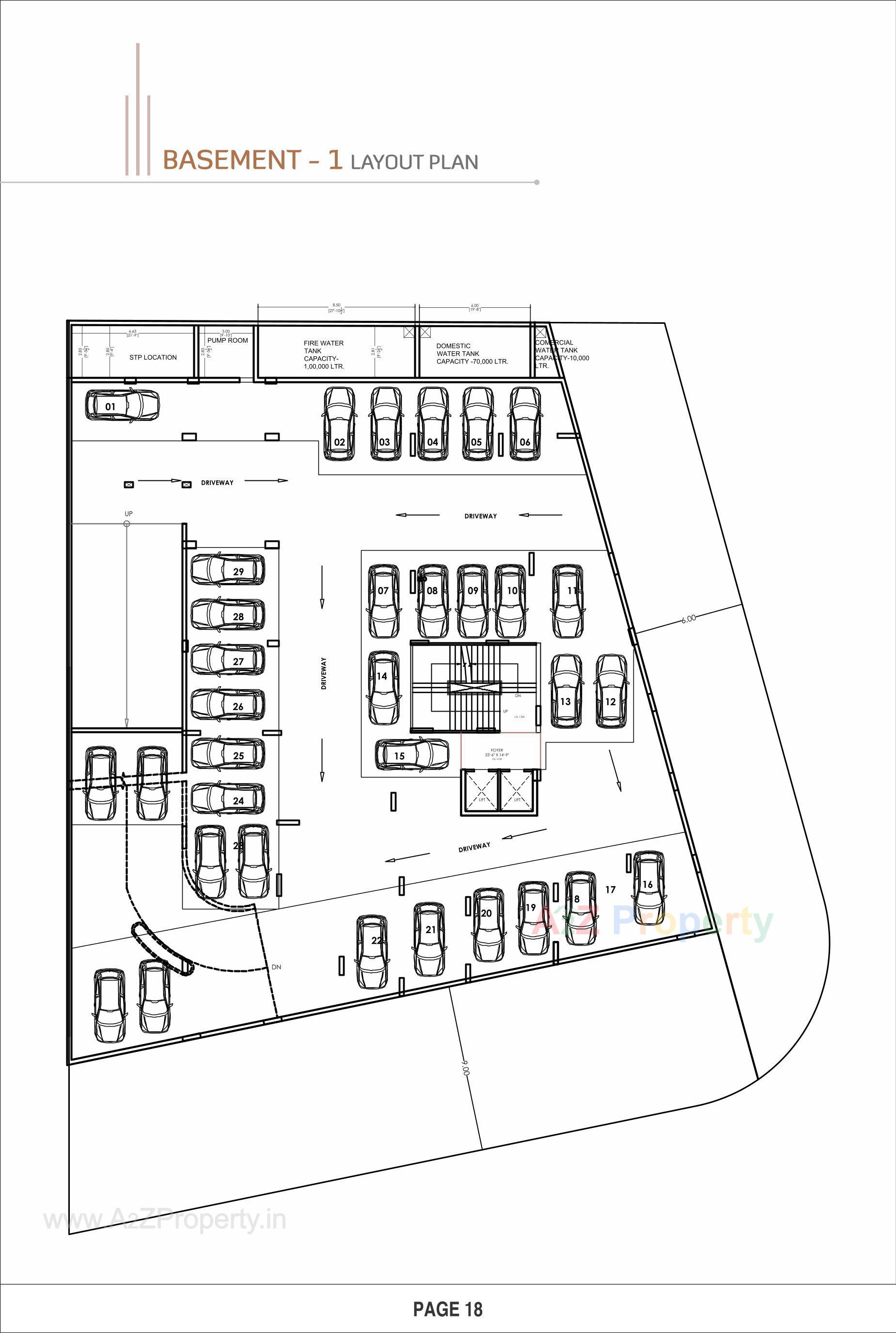 Layout of real estate project Shiv Kabir Heights located at Kudasan, Gandhinagar, Gujarat