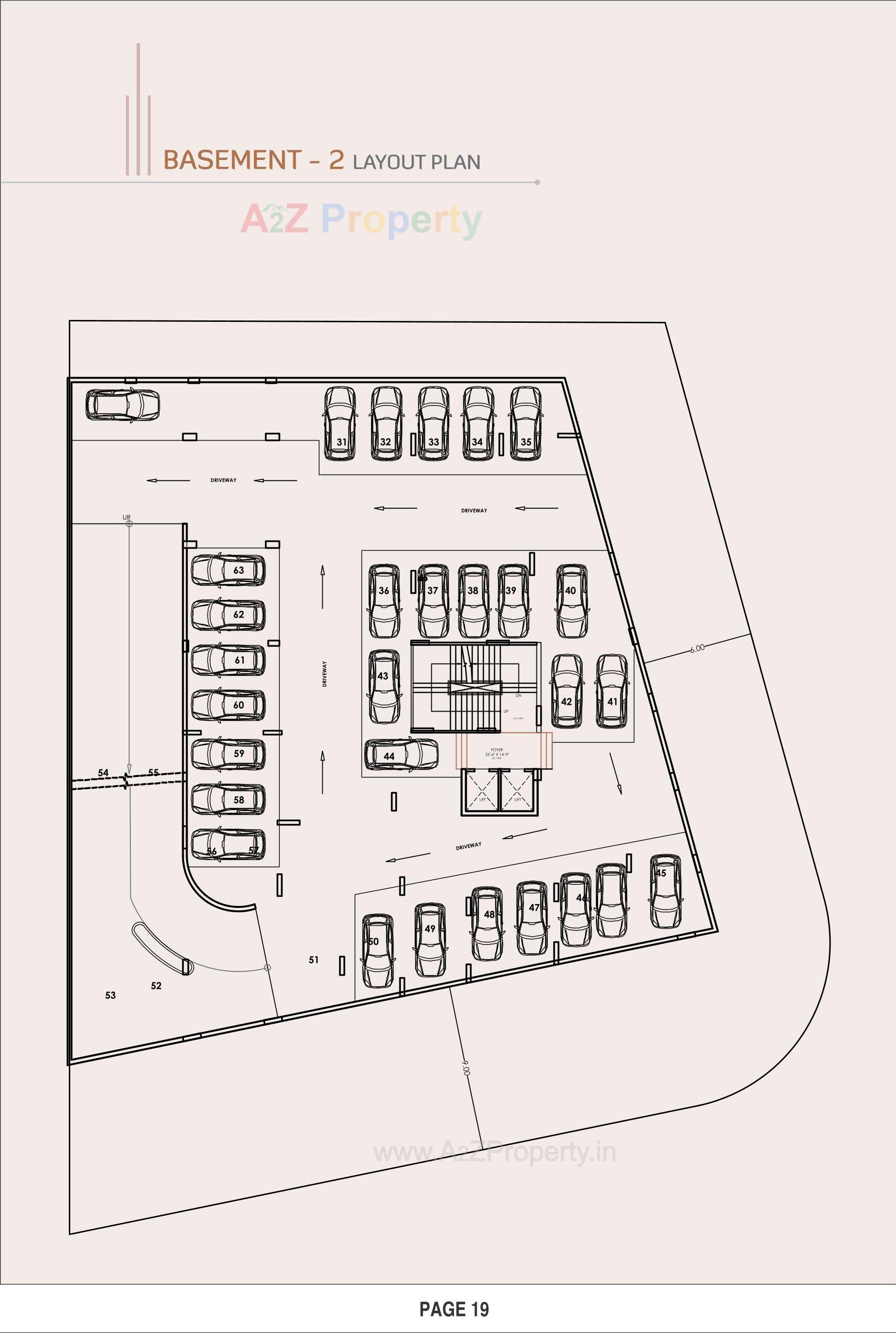 Layout of real estate project Shiv Kabir Heights located at Kudasan, Gandhinagar, Gujarat