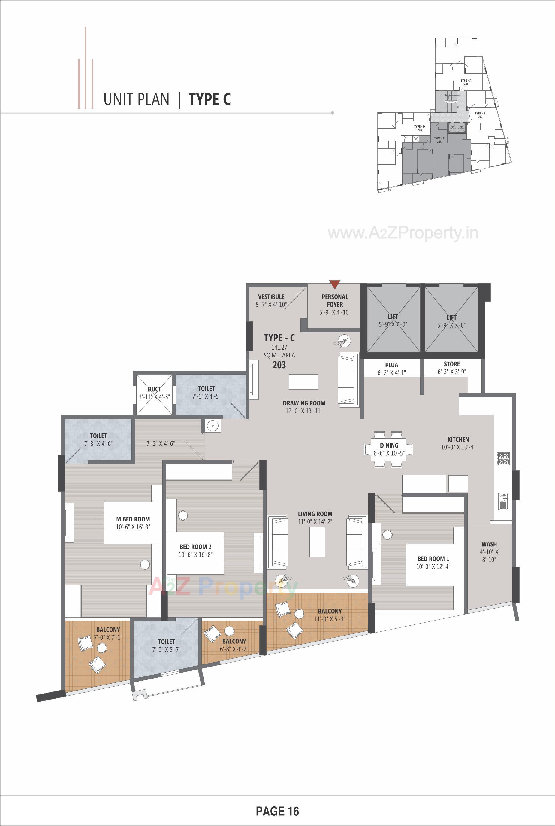 Layout of real estate project Shiv Kabir Heights located at Kudasan, Gandhinagar, Gujarat