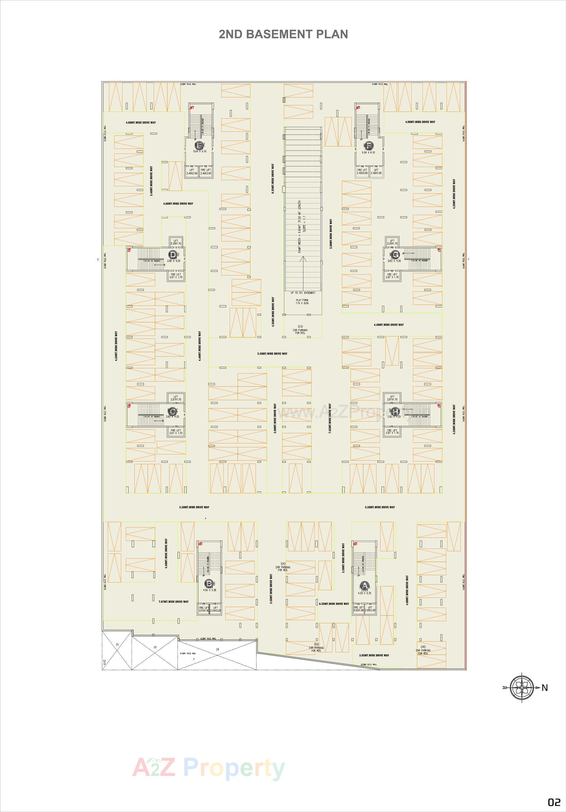 Layout of real estate project Shiv Orchid located at Adalaj, Gandhinagar, Gujarat